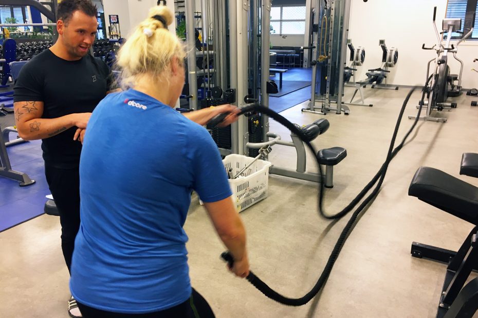 Battleropes trening med Personlig Trener Nicklas Kleveland